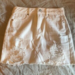 Pacsun white mini skirt